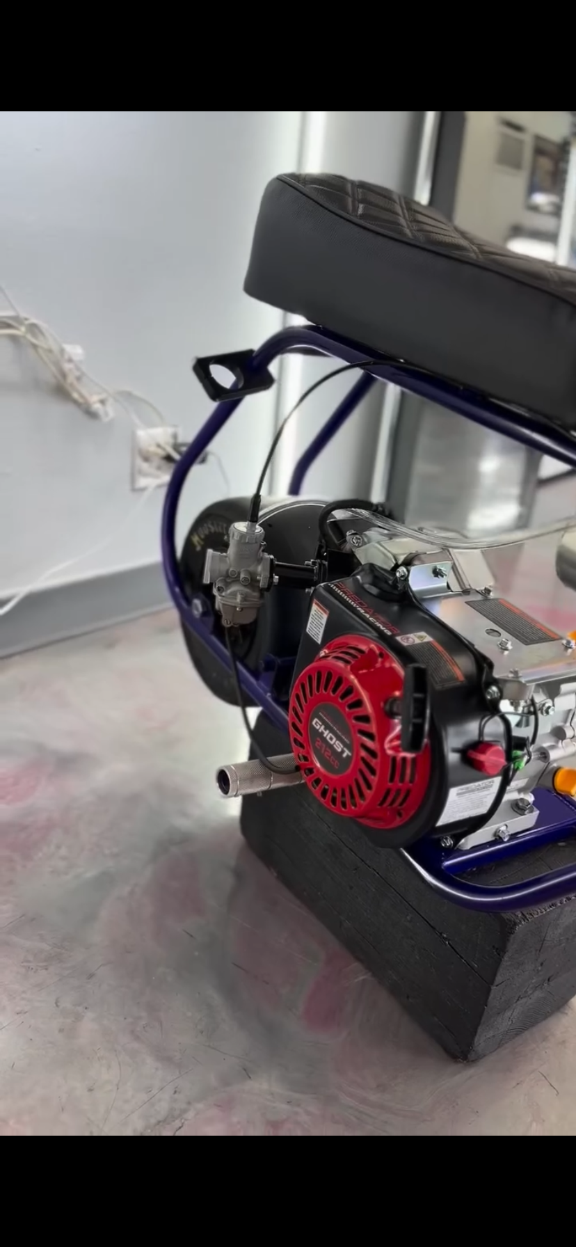 Volts Custom 212 Ghost Minibike for Sale | 55–65 MPH Performance Build - Image 3
