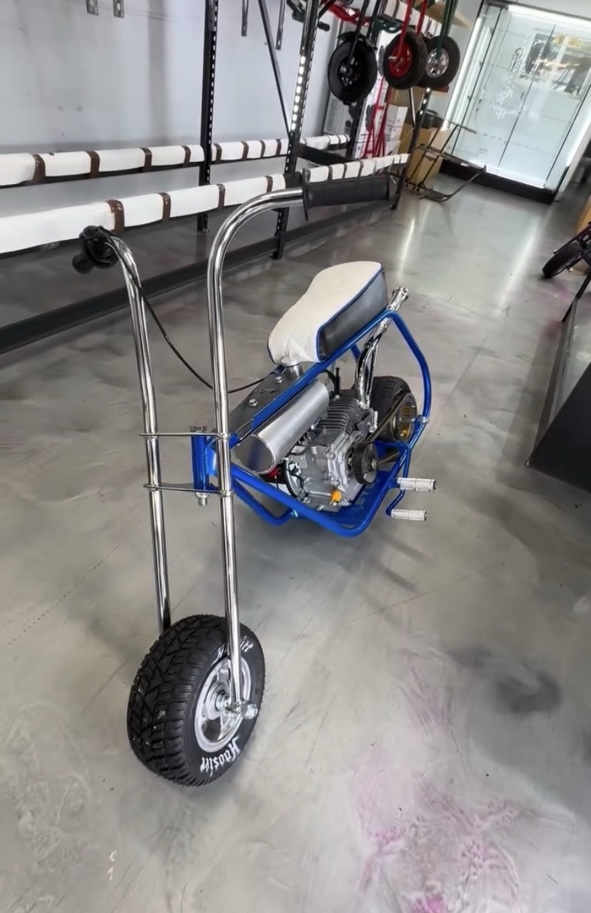 Volts Custom Mini Bike w/ Chrome J-Bars (55+ MPH)
