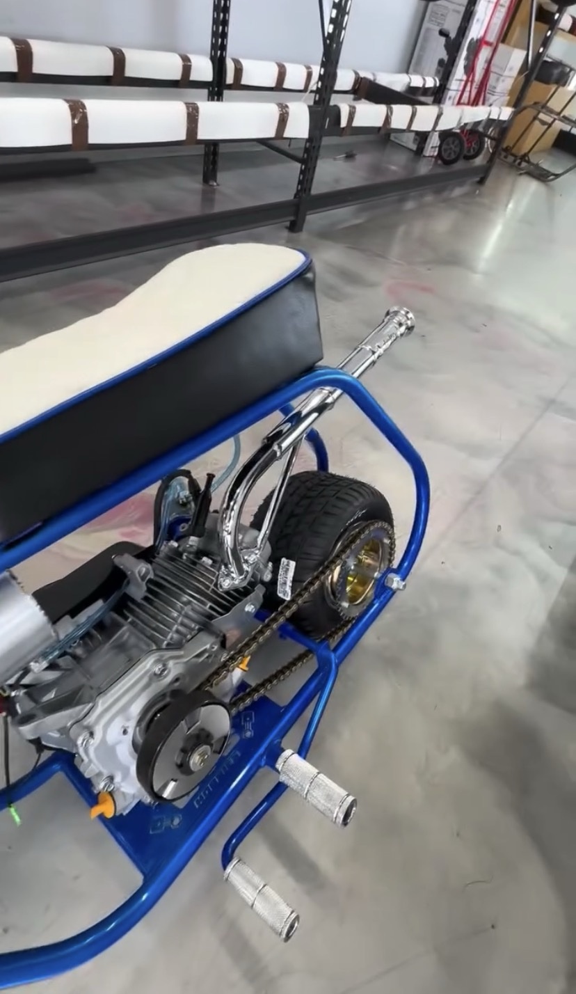 Volts Custom Mini Bike w/ Chrome J-Bars (55+ MPH) - Image 4