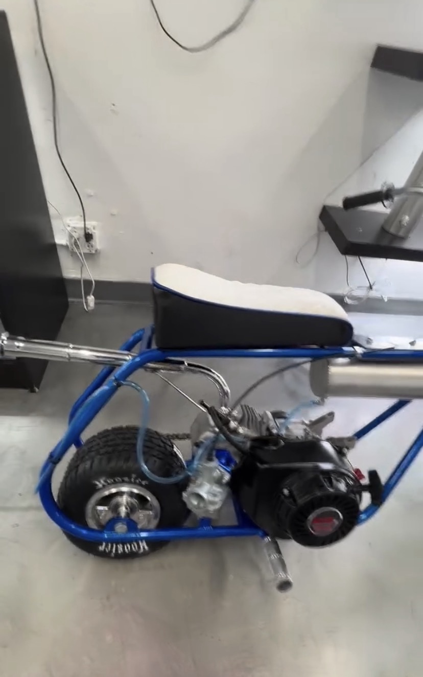 Volts Custom Mini Bike w/ Chrome J-Bars (55+ MPH) - Image 5