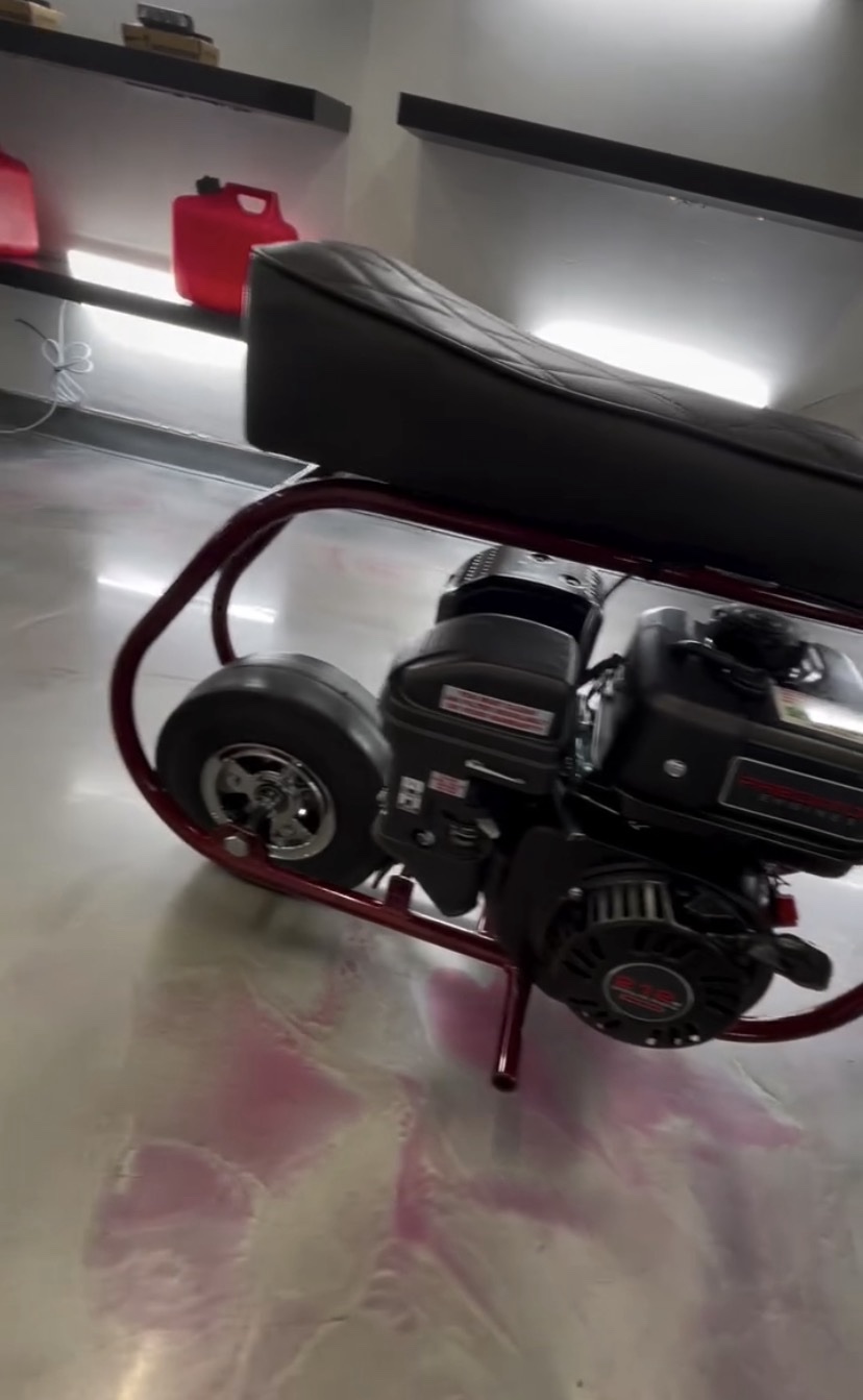 Volts Candy Red Stock Minibike – 50+ MPH Edition - Image 3