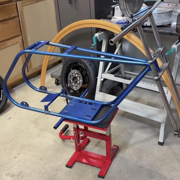 Volts GTS Bare Roller Frame – Electric Blue Powder Coat